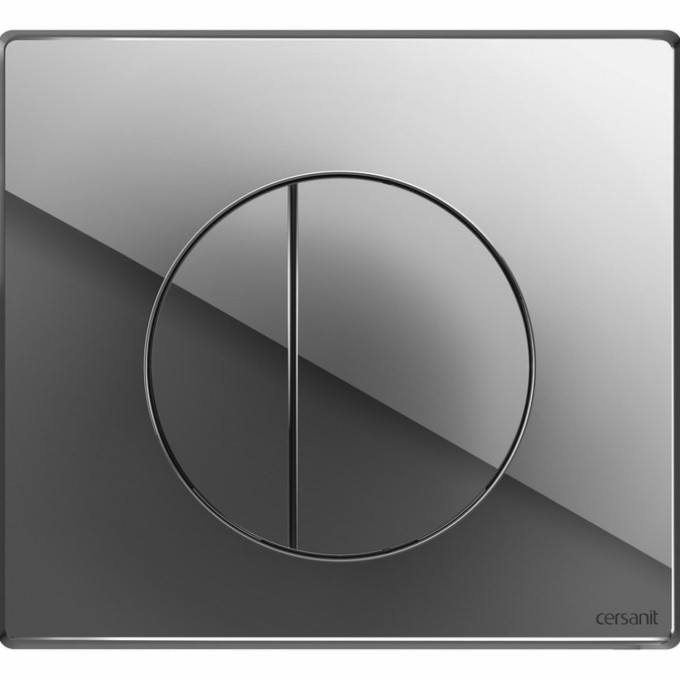 Кнопка ACCENTO SQUARE для AQUA пневматическая пластик хром глянцевый 69075